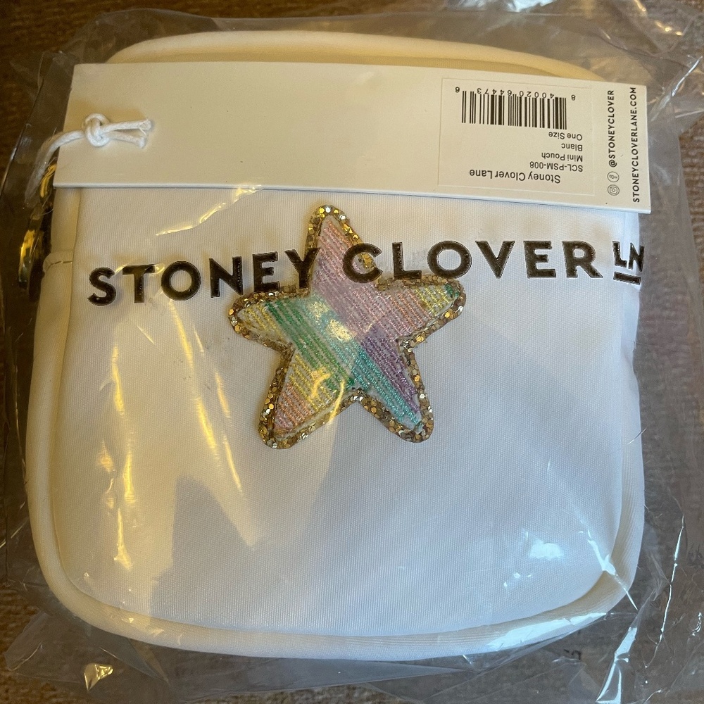 NWT Stoney Clover Lane Classic Mini Nylon Pouch